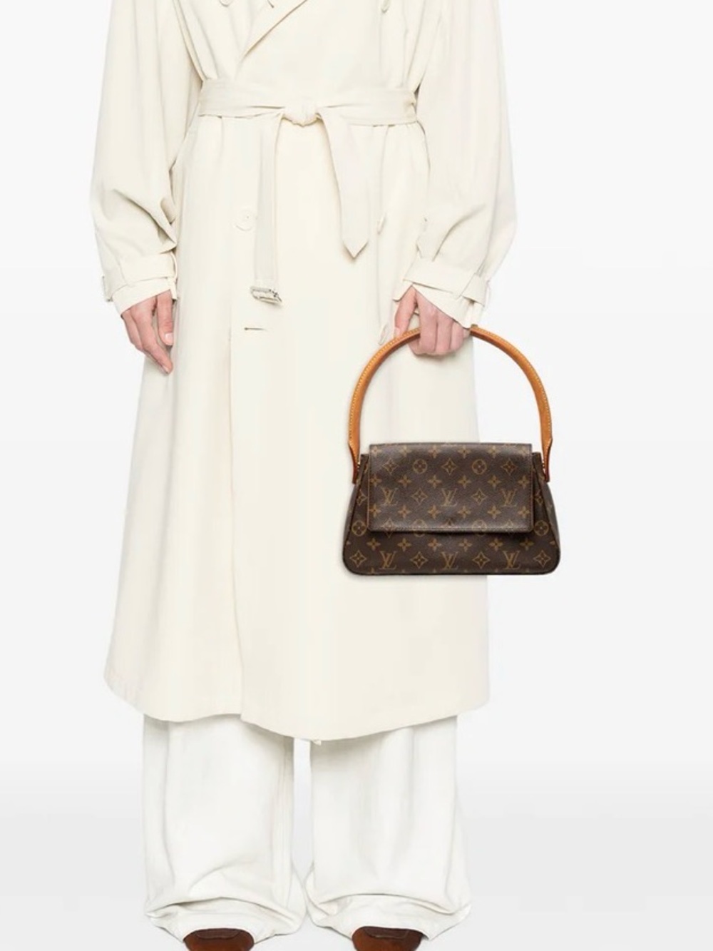 Louis Vuitton Brown Monogram Mini Looping Shoulder Bag